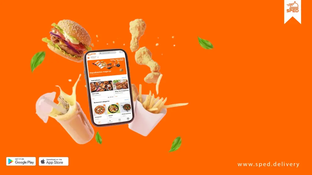 SPED is a Finnish Food Delivery App SPED is a Finnish Food Delivery App